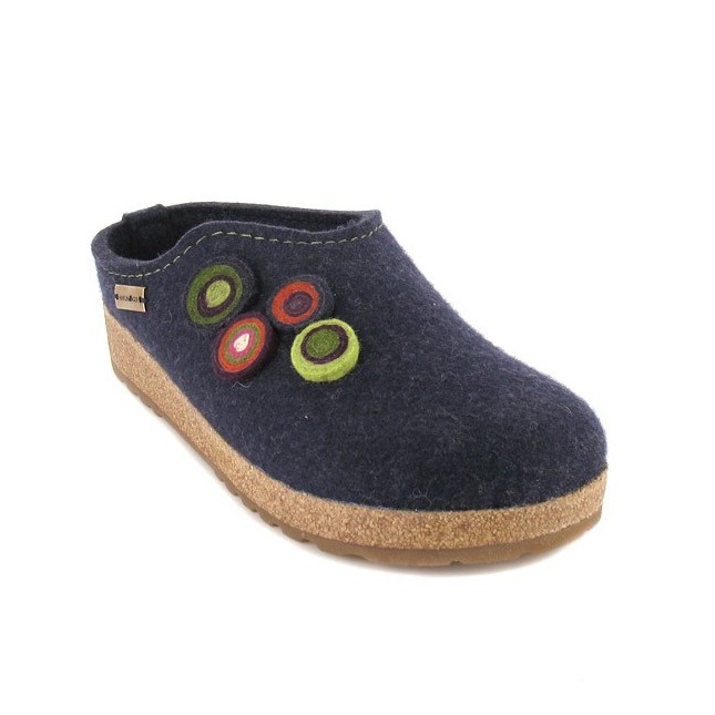 chaussons sabot femme haflinger Grizzly Kanon