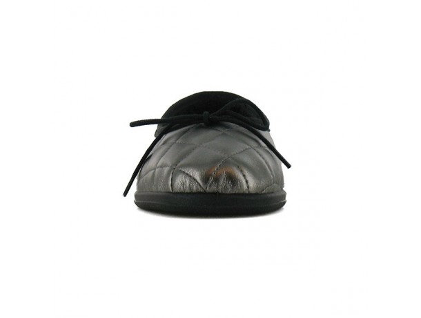 chausson ballerine noire femme fargeot barbara