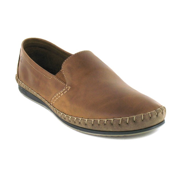 Mocassins confortables en cuir  Homme Fluchos