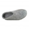 Chausson mule en laine vierge homme femme  GLERUPS Slip On Leather