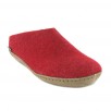 Chausson mule en laine vierge homme femme  GLERUPS Slip On Leather