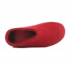 Chausson mule en laine vierge homme femme  GLERUPS Slip On Leather