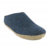 Chausson mule en laine vierge homme femme  GLERUPS Slip On Leather