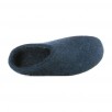 Chausson mule en laine vierge homme femme  GLERUPS Slip On Leather