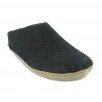 Chausson mule en laine vierge homme femme  GLERUPS Slip On Leather