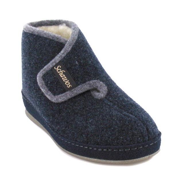 Chaussons montants fourrés pieds sensibles pour femme Schawos N°2060/24