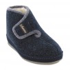 Chaussons montants fourrés pieds sensibles pour femme Schawos N°2060/24