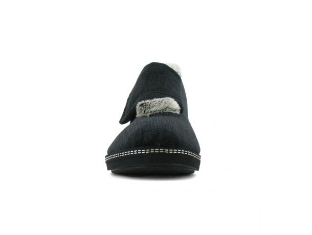 chaussons montants fourres femme la maison de l'espadrille 6830