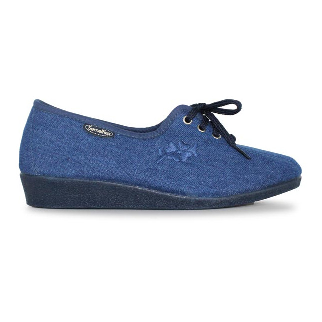 Chaussures femme à lacets en toile SEMELFLEX Java 2
