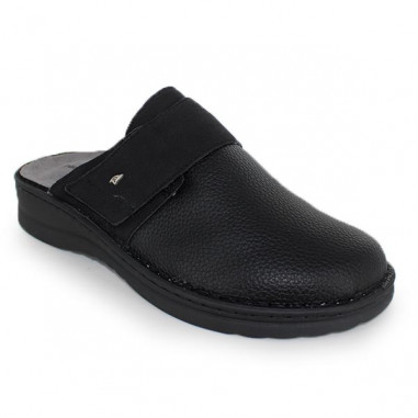 Mules homme en cuir pieds larges  PODOLINE Cori