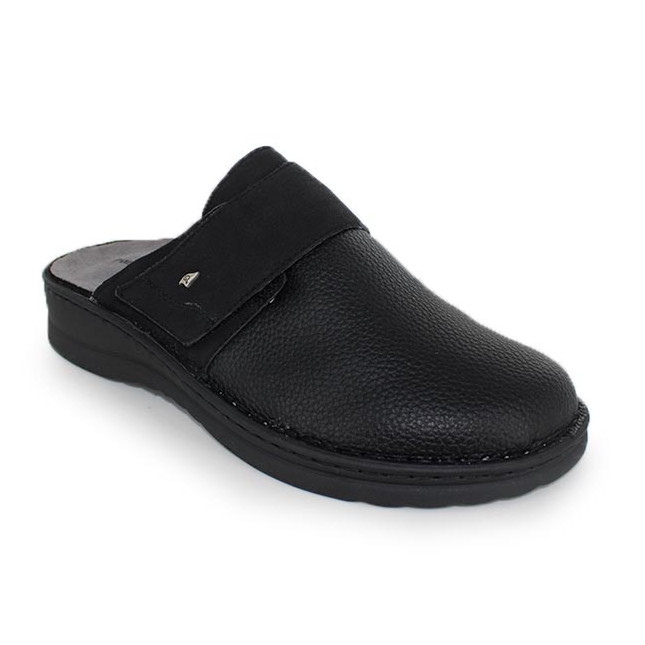 Mules homme en cuir pieds larges  PODOLINE Cori