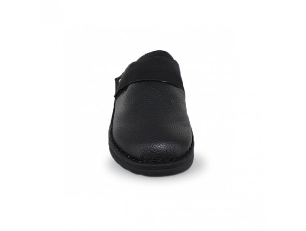 Mules homme en cuir pieds larges  PODOLINE Cori