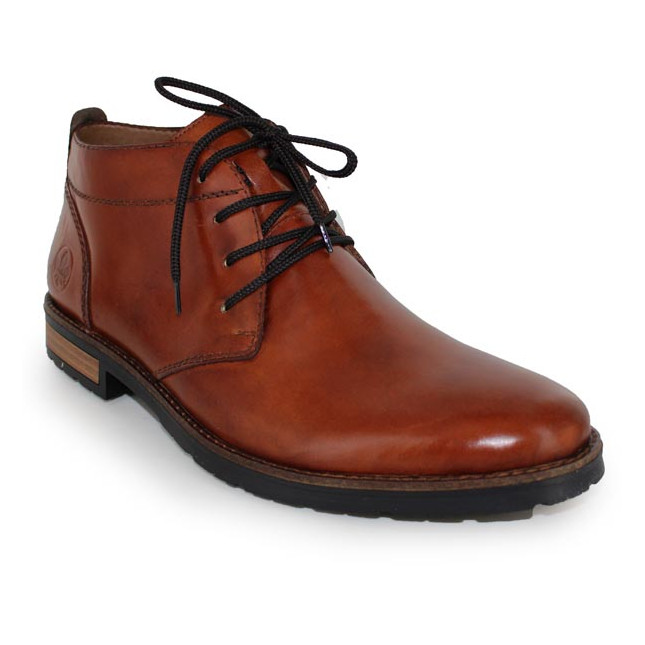 Boots homme a lacets de ville en Cuir Marron Marron - Cdiscount