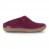 Chausson mule en laine vierge homme femme  GLERUPS Slip On Leather