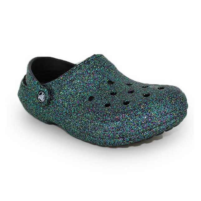 sabots crocs femme fourrés CROCS Classic Glitter Lined