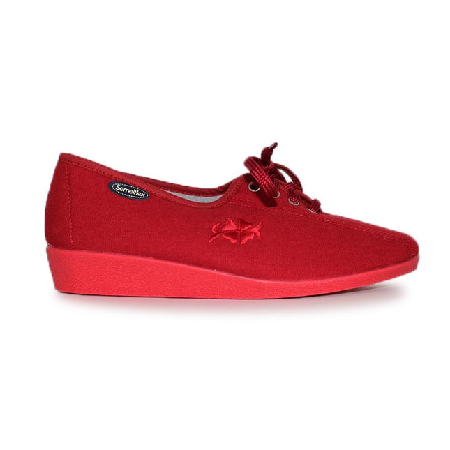 Chaussures femme à lacets en toile SEMELFLEX Java 2
