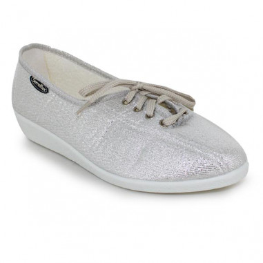 Chaussures femme à lacets en toile SEMELFLEX Java 2