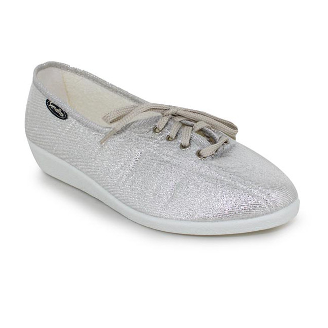 Chaussures femme à lacets en toile SEMELFLEX Java 2