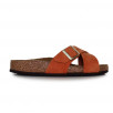 Mule en nubuck orange  Birkenstock Siena