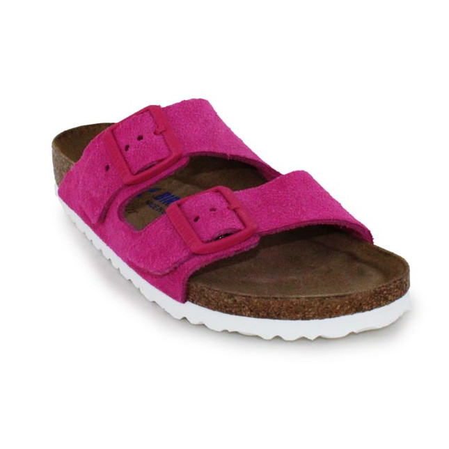 mules deux brides rose Birkenstock Arizona SFB VL