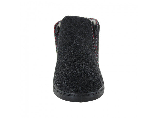 chaussons montant homme double zip fargeot  Zipla