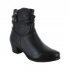 bottine noire confort femme caprice 25347