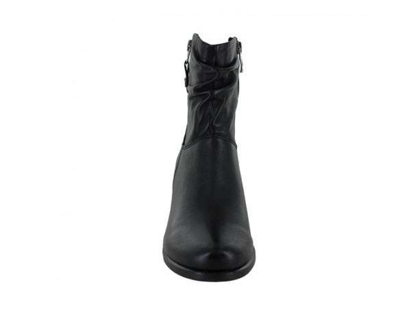bottine noire confort femme caprice 25347