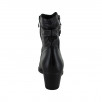 bottine noire confort femme caprice 25347