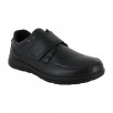 chaussure de ville homme noir velcro 82102