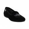 Chaussons noirs femme la maison de l'espadrille  6143