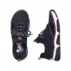 Chaussures noires femme rieker  Wildebuk 45913