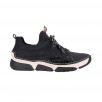 Chaussures noires femme rieker  Wildebuk 45913