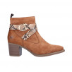 bottines femme confortables RIEKER Sheepsuede Y2064