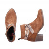 bottines femme confortables RIEKER Sheepsuede Y2064