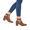 bottines femme confortables RIEKER Sheepsuede Y2064