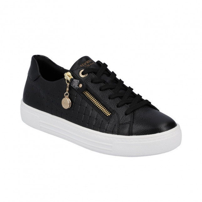 Baskets noires femme REMONTE Mason D0916