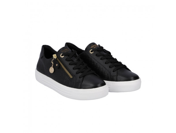 Baskets noires femme REMONTE Mason D0916