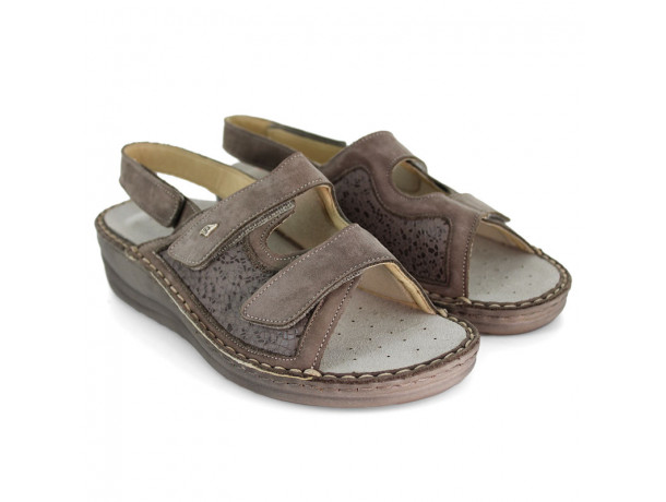 Sandales Velcro pieds sensibles femme Podoline Vicenza