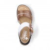 Sandales talon compensé femme RIEKER Eagle 68176