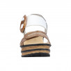 Sandales talon compensé femme RIEKER Eagle 68176