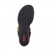 Sandales talon compensé femme RIEKER Eagle 68176