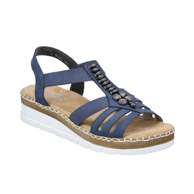 Sandales brides élastiques femme RIEKER Morelia V1206