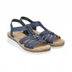 Sandales brides élastiques femme RIEKER Morelia V1206