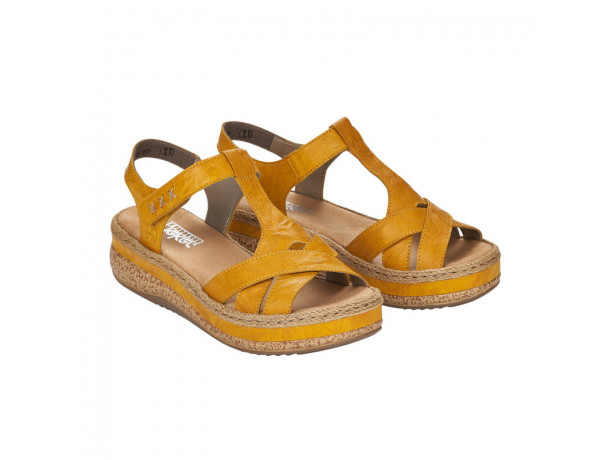 Sandales brides confortables femme RIEKER Massa V0919