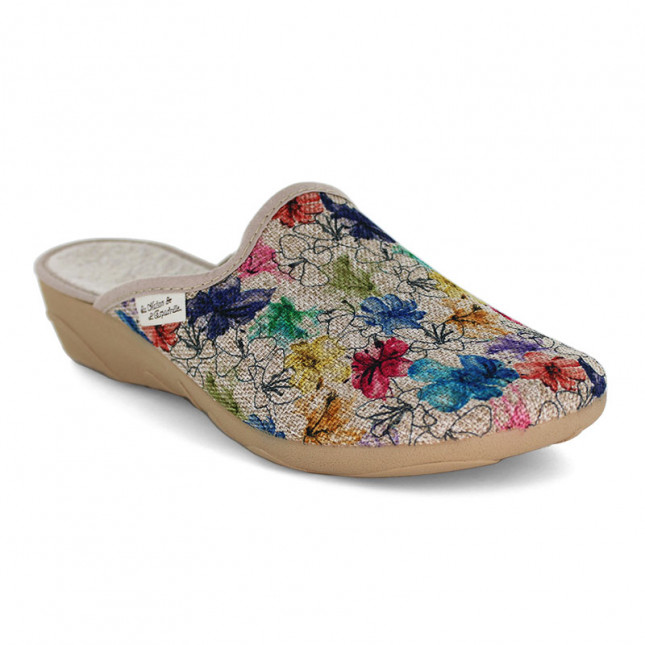 Chaussons mules femme La Maison de l'Espadrille Fleur (2048)