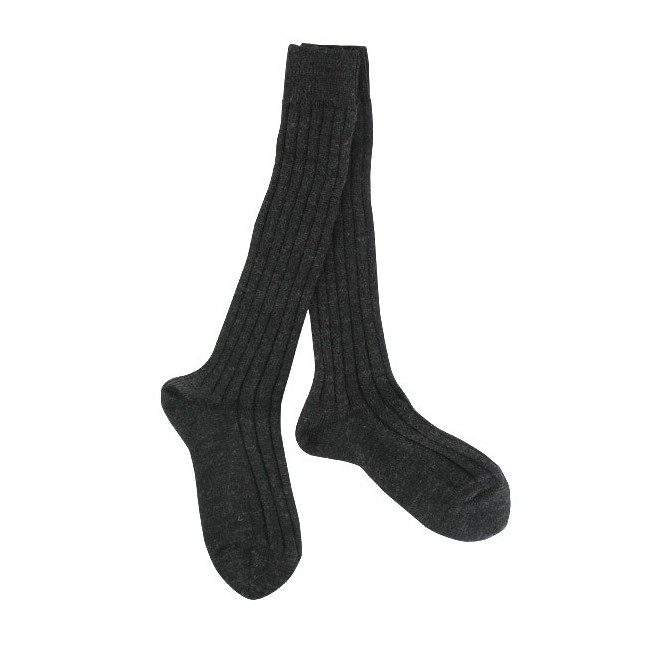 chaussettes hautes enfant laine et coton