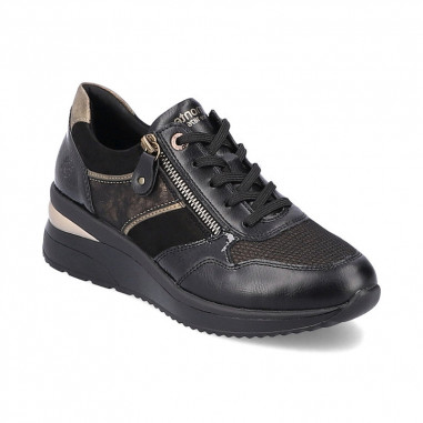 Baskets noires femme REMONTE D2413