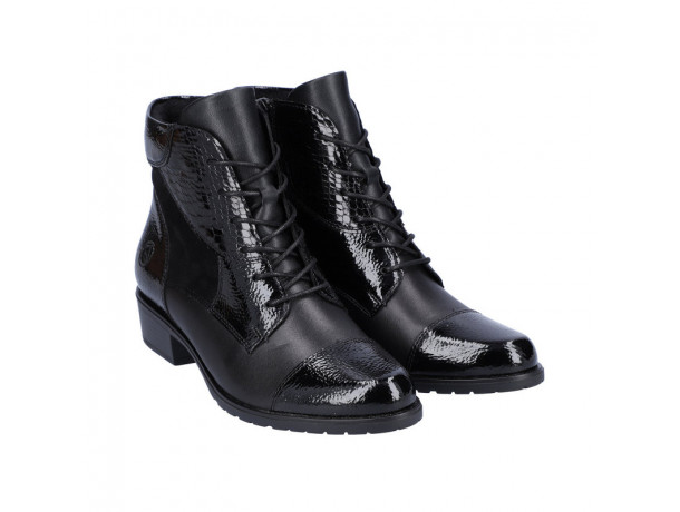 bottines femme  noires confortables REMONTE D6882