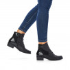 bottines femme  noires confortables REMONTE D6882