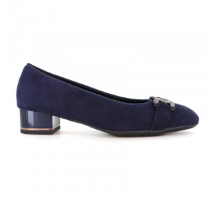 Escarpin confort pied large clearance
